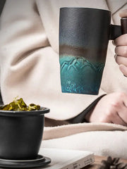 Naloži sliko v galerijo, Skodelica za čaj Dark Ocean