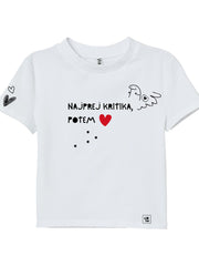 Naloži sliko v galerijo, Majica Najprej kritika potem ljubezen