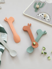 Naloži sliko v galerijo, Done by Deer - Komplet 2 žličk, Lalee Papaya