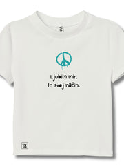 Naloži sliko v galerijo, Majica Ljubim mir in svoj način