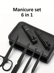 Naloži sliko v galerijo, Potovalni set za manikuro - Black
