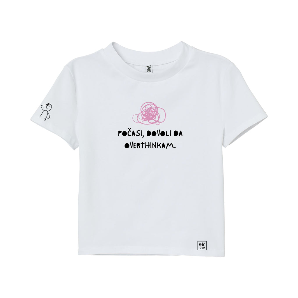 Majica Počakaj da overthinkam