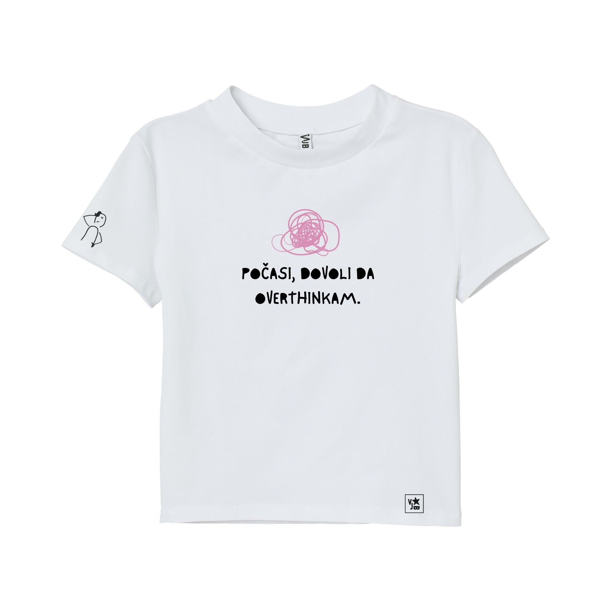 Majica Počakaj da overthinkam