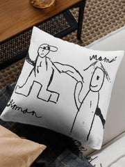 Naloži sliko v galerijo, Umetnina tvojega malčka (prevleka za blazino)
