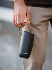 Naloži sliko v galerijo, Equa cup Black - termo lonček 300 ml
