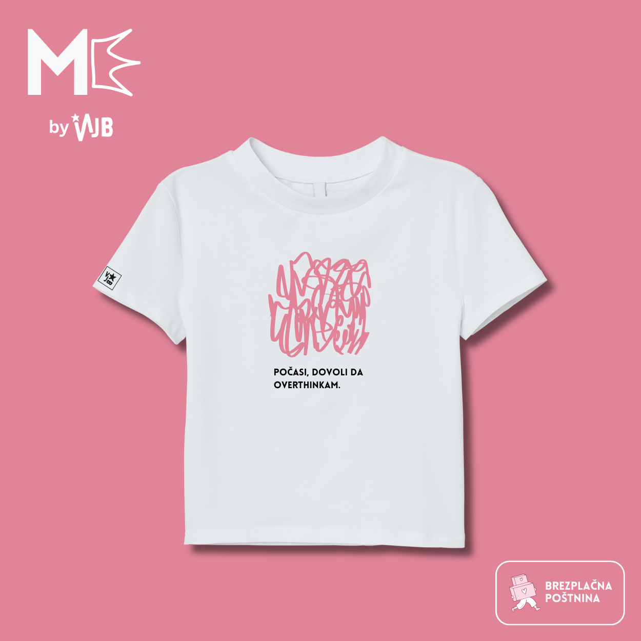Majica Počakaj da overthinkam