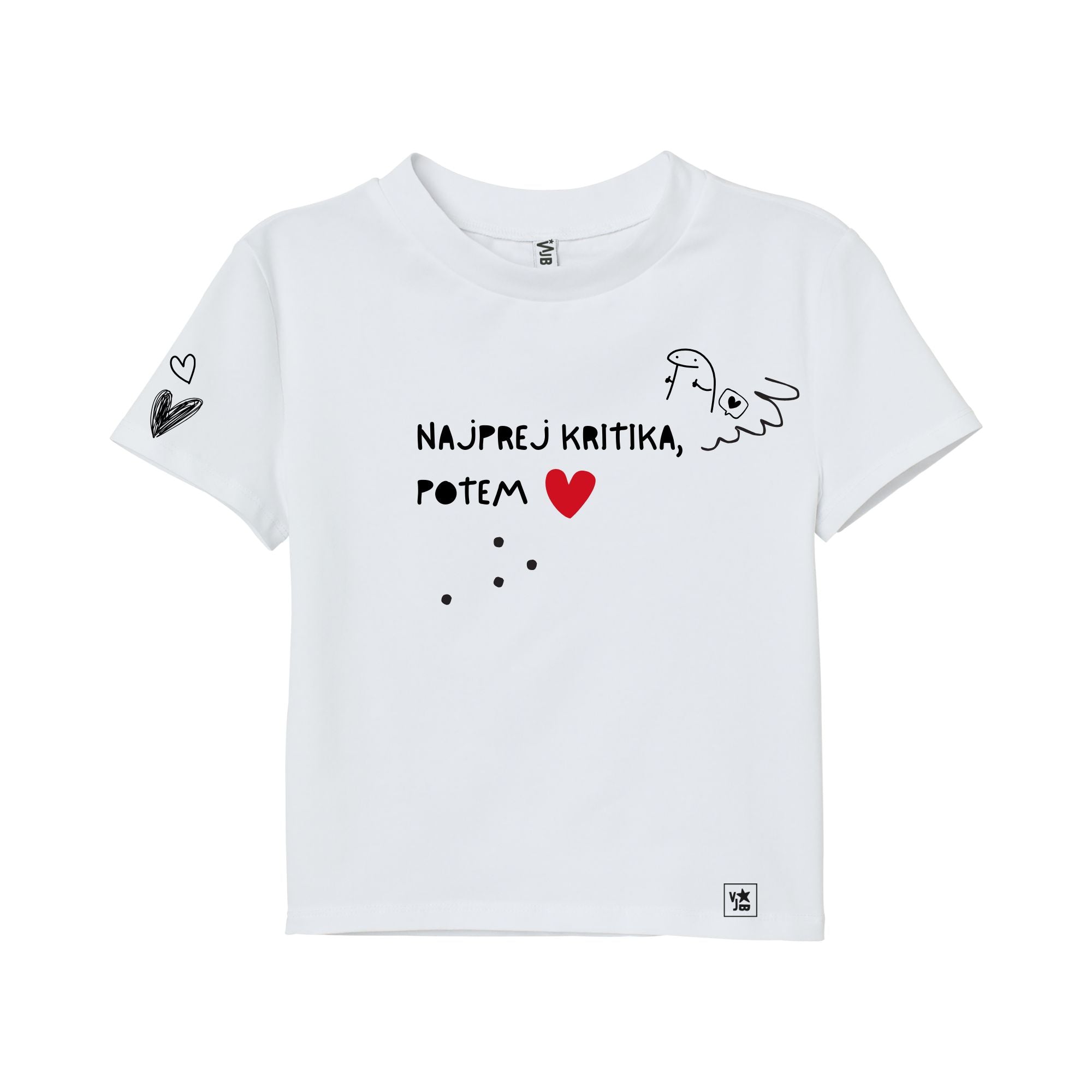 Majica Najprej kritika potem ljubezen