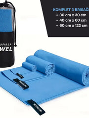 Naloži sliko v galerijo, Set brisačk iz mikrofibre - Blue
