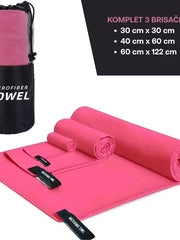 Naloži sliko v galerijo, Set brisačk iz mikrofibre - Pink
