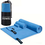 Naloži sliko v galerijo, Set brisačk iz mikrofibre - Blue
