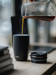 Naloži sliko v galerijo, Equa cup Black - termo lonček 300 ml
