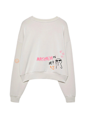 Naloži sliko v galerijo, Pulover Sonček Off White
