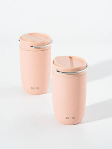 Equa cup Grey - termo lonček 300 ml - Rose