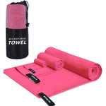 Naloži sliko v galerijo, Set brisačk iz mikrofibre - Pink
