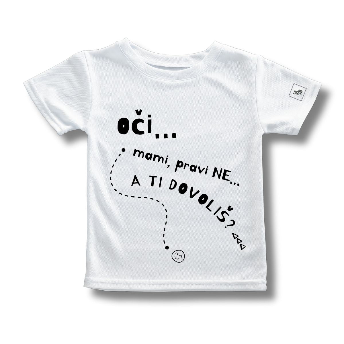 Otroška majica - Oči, a dovoliš