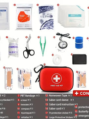 Naloži sliko v galerijo, Vajb Rescue – Prenosni komplet prve pomoči (80-delni)
