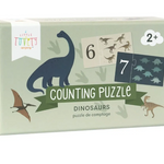 Naloži sliko v galerijo, A Little Lovely Company - Sestavljanka s števili Dinosaurs
