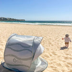 Naloži sliko v galerijo, Babymoov - Zložljiv šotor z UV zaščito Moov &amp; Protect, Green Lagoon
