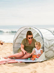 Naloži sliko v galerijo, Babymoov - Zložljiv šotor z UV zaščito Moov &amp; Protect, Green Lagoon
