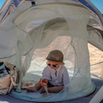 Naloži sliko v galerijo, Babymoov - Zložljiv šotor z UV zaščito Moov &amp; Protect, Green Lagoon
