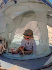 Naloži sliko v galerijo, Babymoov - Zložljiv šotor z UV zaščito Moov &amp; Protect, Green Lagoon
