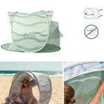 Naloži sliko v galerijo, Babymoov - Zložljiv šotor z UV zaščito Moov &amp; Protect, Green Lagoon
