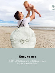 Naloži sliko v galerijo, Babymoov - Zložljiv šotor z UV zaščito Moov &amp; Protect, Green Lagoon
