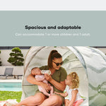 Naloži sliko v galerijo, Babymoov - Zložljiv šotor z UV zaščito Moov &amp; Protect, Green Lagoon
