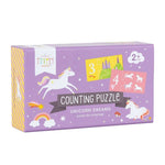 Naloži sliko v galerijo, A Little Lovely Company - Sestavljanka s števili Unicorn Dreams
