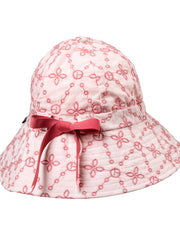 Naloži sliko v galerijo, Elodie klobuček, Embroidery Anglaise Pink
