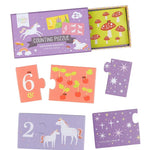 Naloži sliko v galerijo, A Little Lovely Company - Sestavljanka s števili Unicorn Dreams
