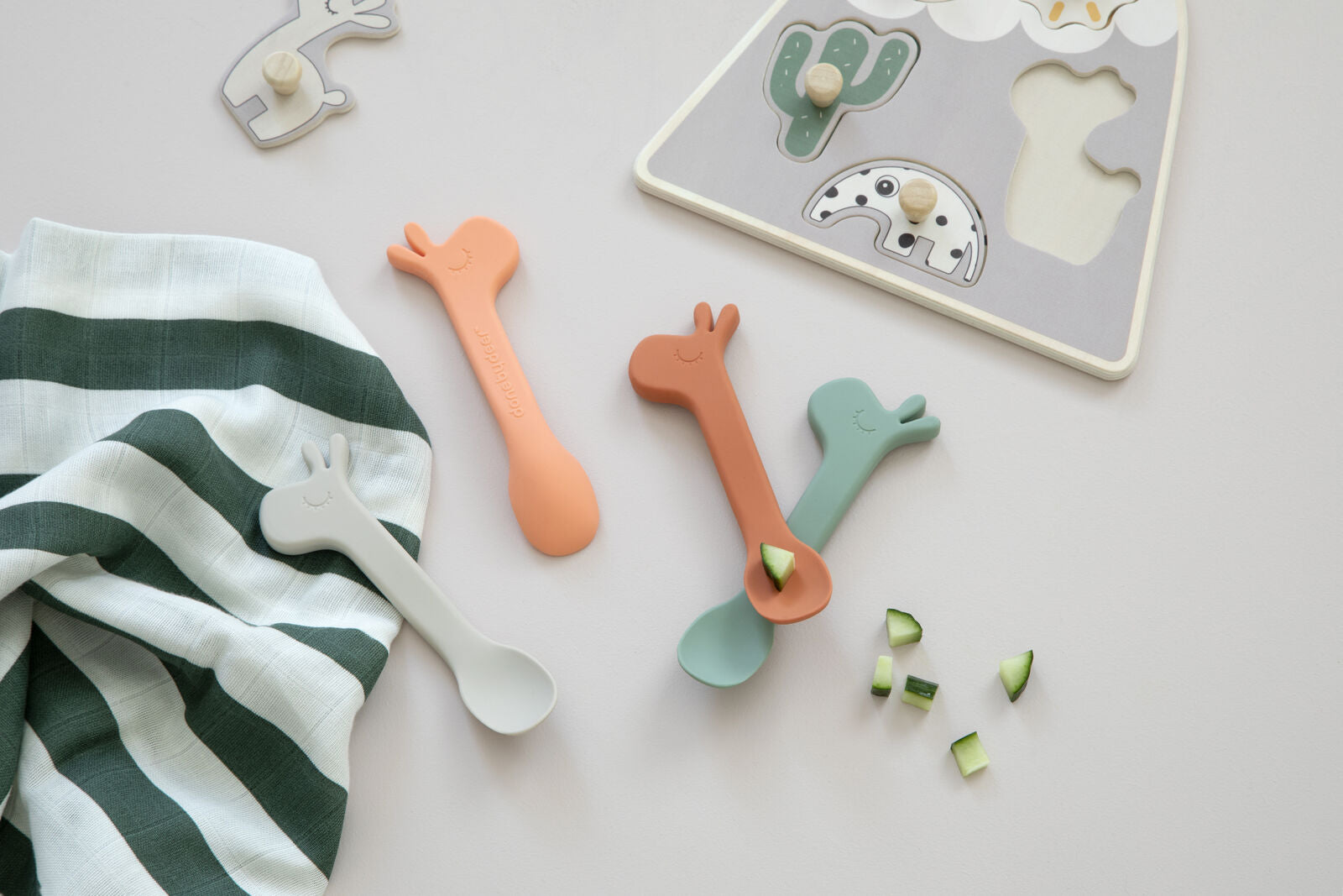 Done by Deer - Komplet 2 žličk, Lalee Papaya