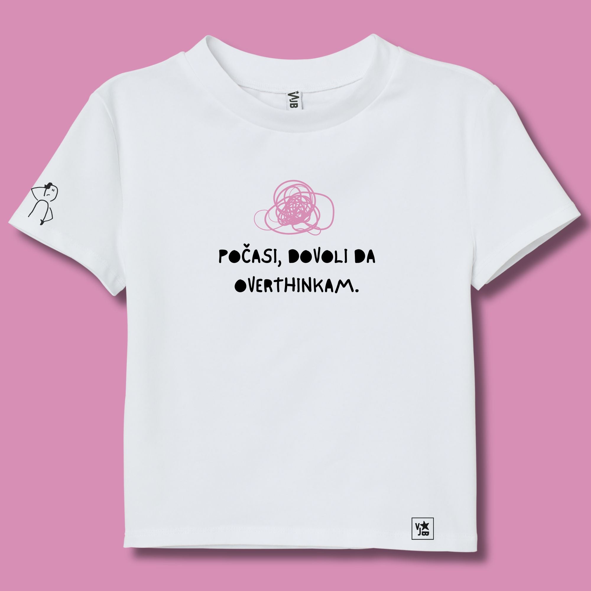 Majica Počakaj da overthinkam