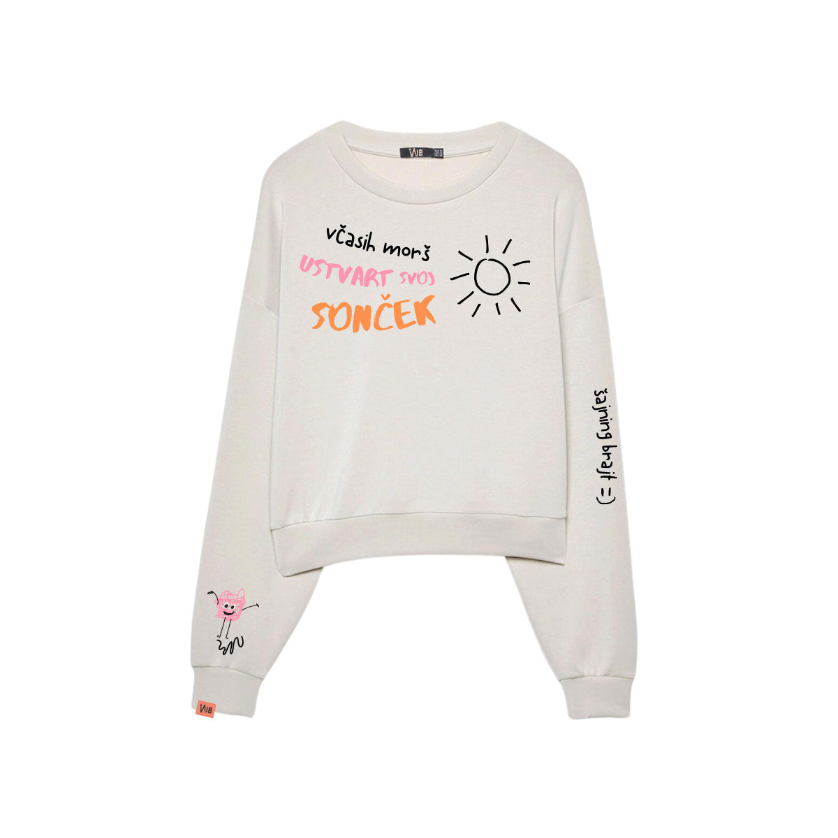 Pulover Sonček Off White