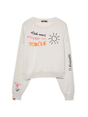 Naloži sliko v galerijo, Pulover Sonček Off White
