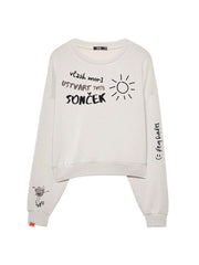 Naloži sliko v galerijo, Pulover Sonček Off White
