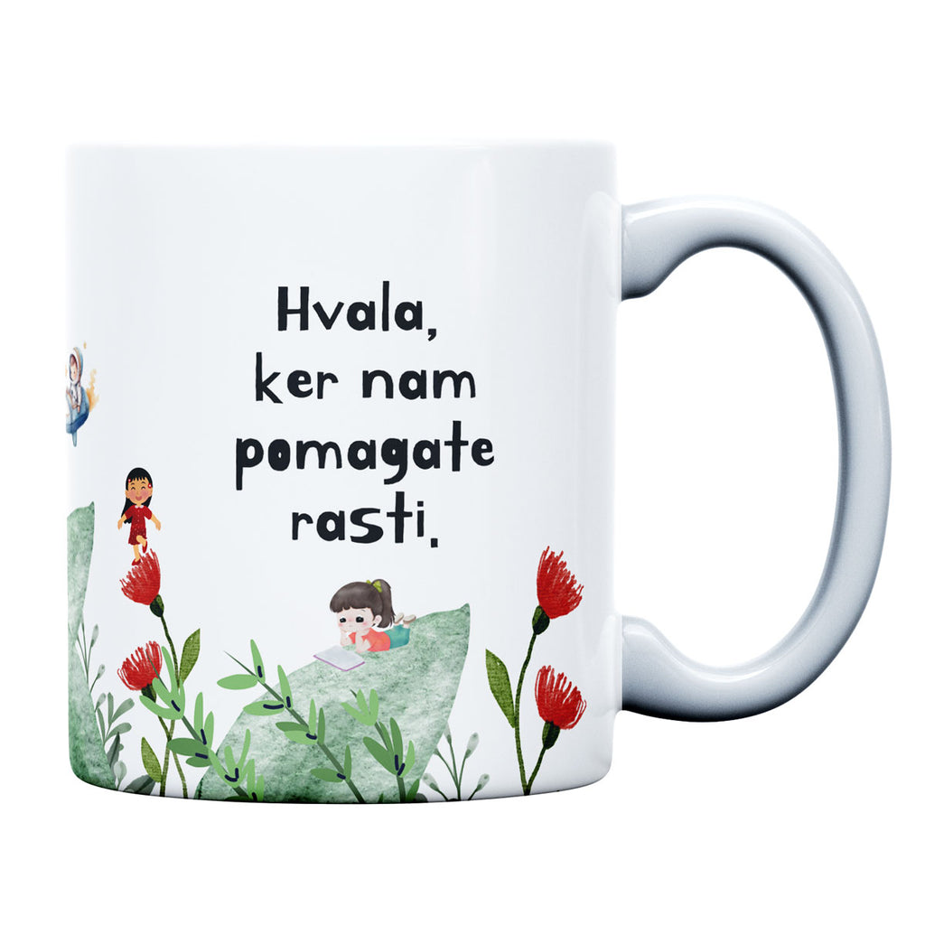 Skodelica Hvala, ker pomagate rasti