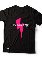 Naloži sliko v galerijo, Majica Feeling Cute Black
